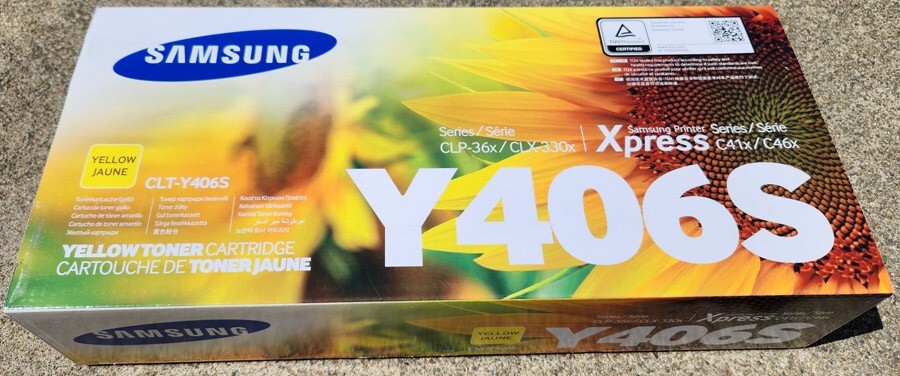 Samsung Color Toner Cartidges : M406S, Y406S, and C406S