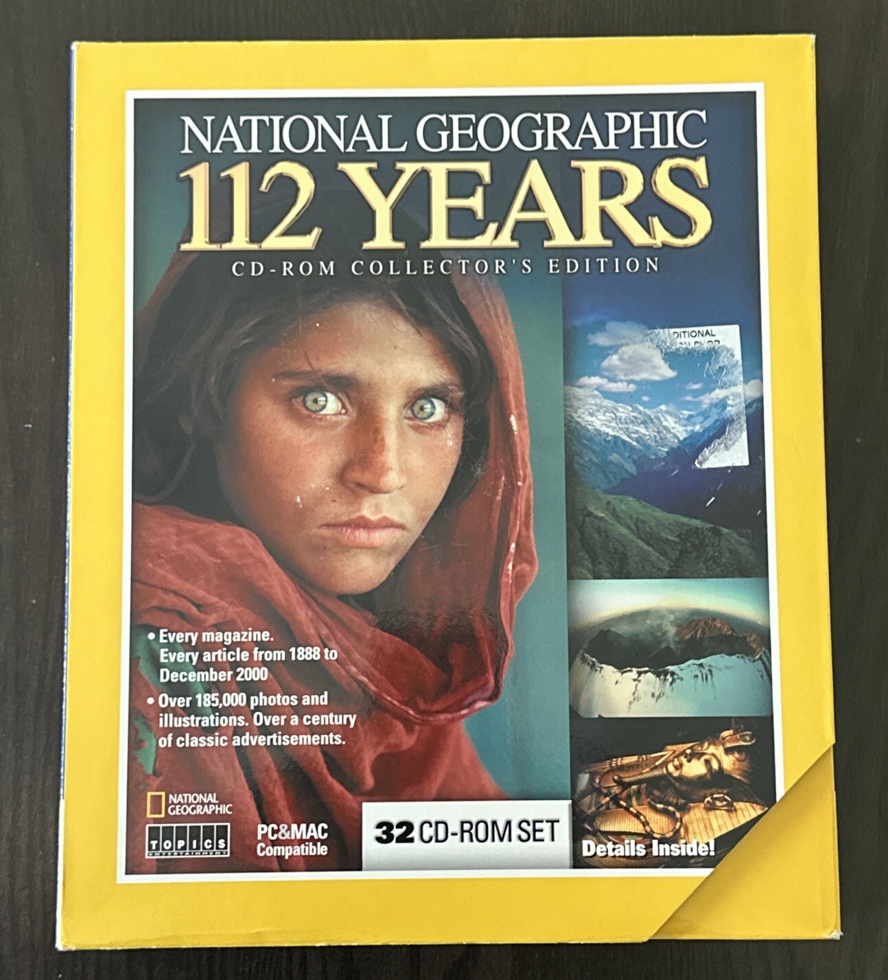NATIONAL GEOGRAPHIC 112 Years (1888-2000), 32 CD-ROM Collector's Edition Sealed