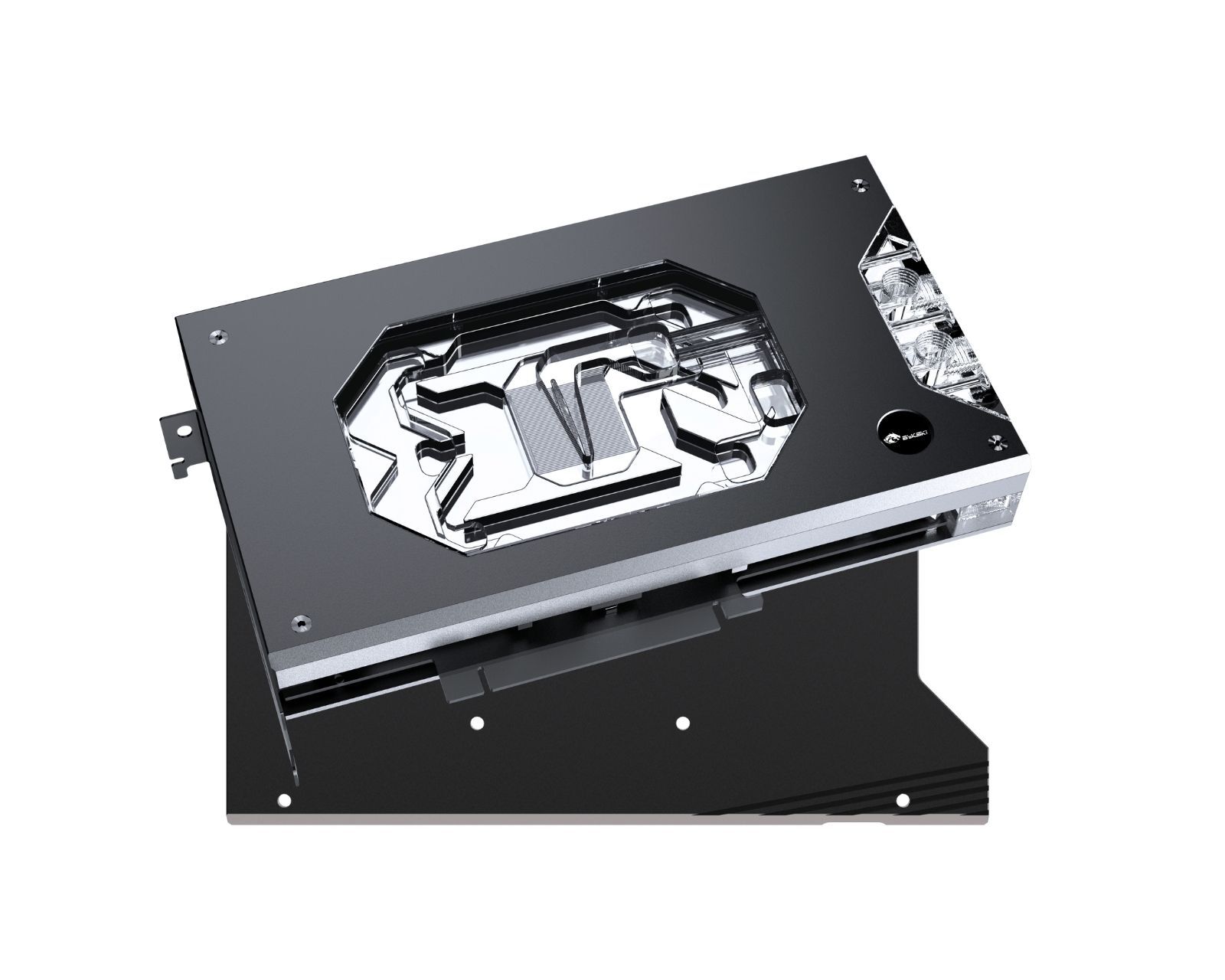 Bykski Armored End Port GPU Waterblock with Backplate for PALIT GeForce RTX 5...