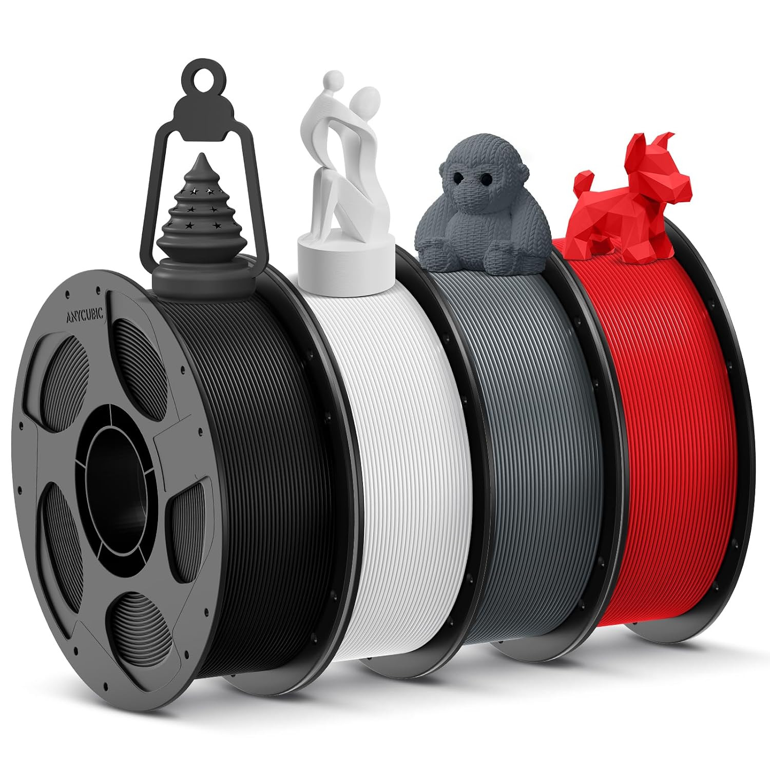 3D Printer Filament Multicolor PLA Bundle 4KG