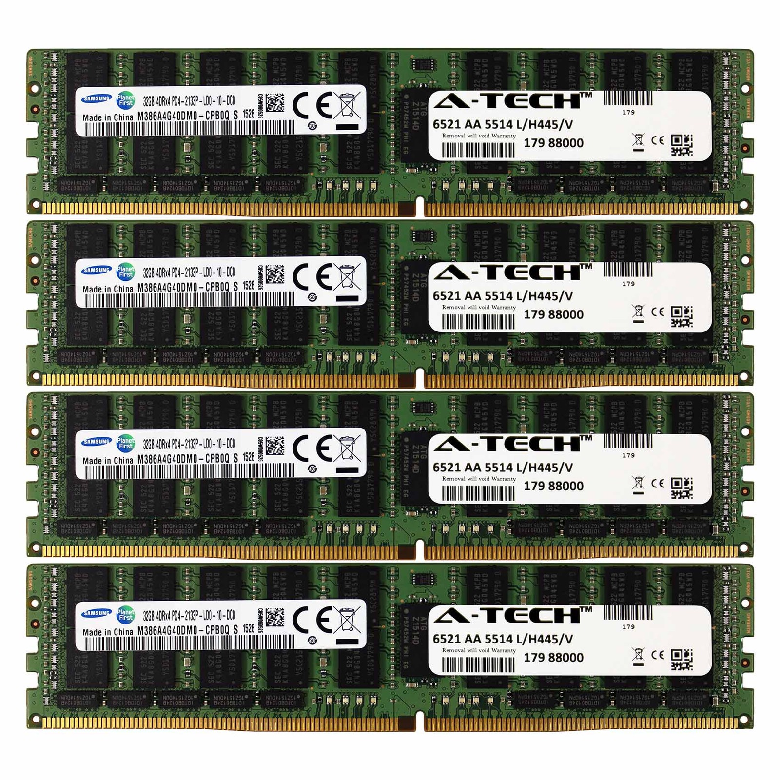 PC4-17000 LRDIMM 128GB Kit 4x32GB For Lenovo ThinkServer TD350 Memory RAM
