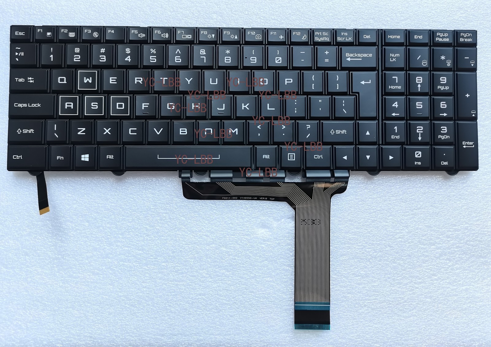 New for Clevo P870KM P870KM-G P870KM-GS P775TM1-G Laptop Keyboard US Backlit