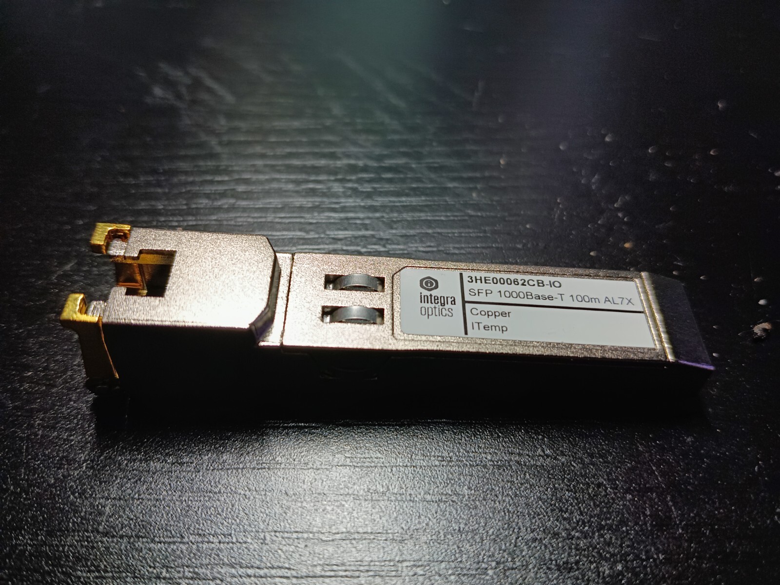 Integra Optics 150DD5C31  1.25G RJ45 1000Base-T SFP Module Copper 3HE00062CB-IO