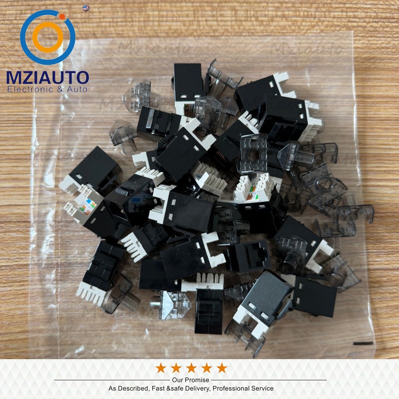 24PCS Modular Jack Black Dust Cover Commscope SL110 SERIES RJ45 CAT6 9-1375055-2