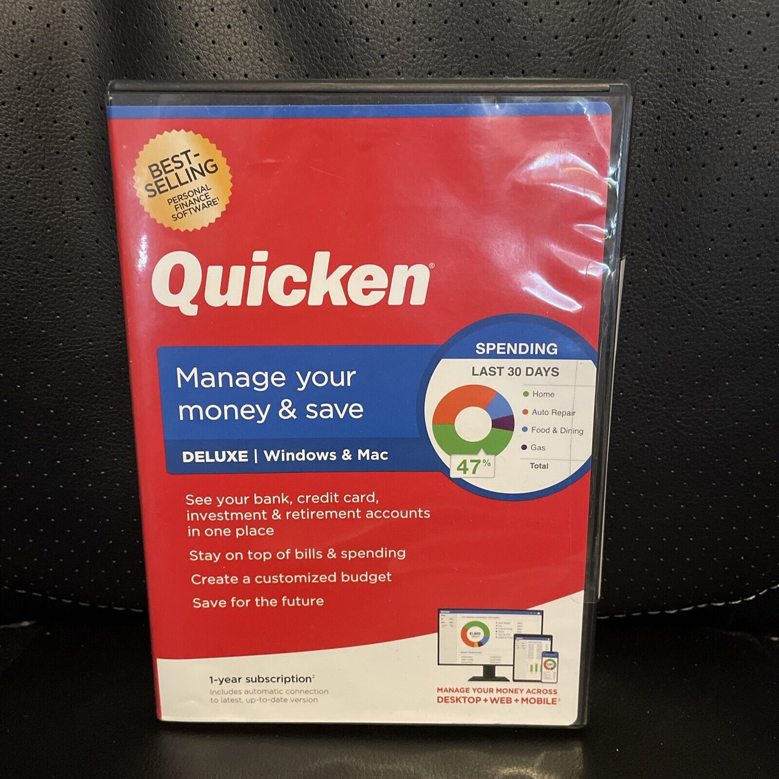 Quicken Deluxe Personal Finance Manage Your Money and Save Software