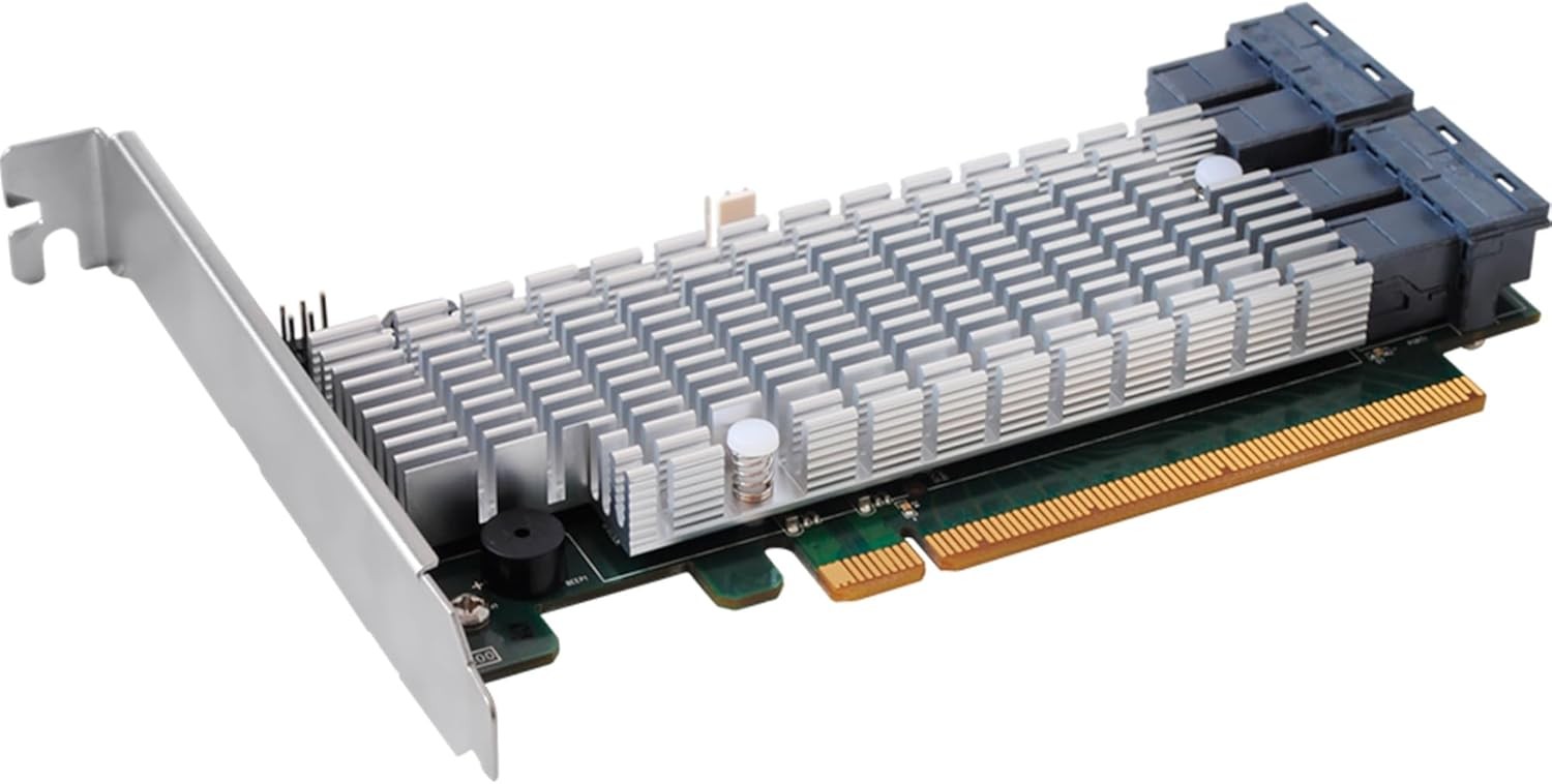 ✨ HighPoint SSD7120 NVMe 4-Port U.2 RAID Controller PCIe 3.0 x16 SSD7120 Unused