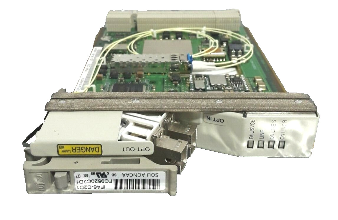 Fujitsu IFA6-C2D1 Flashwave 4300 Fiber Optic Interface Card FC9520C2D1
