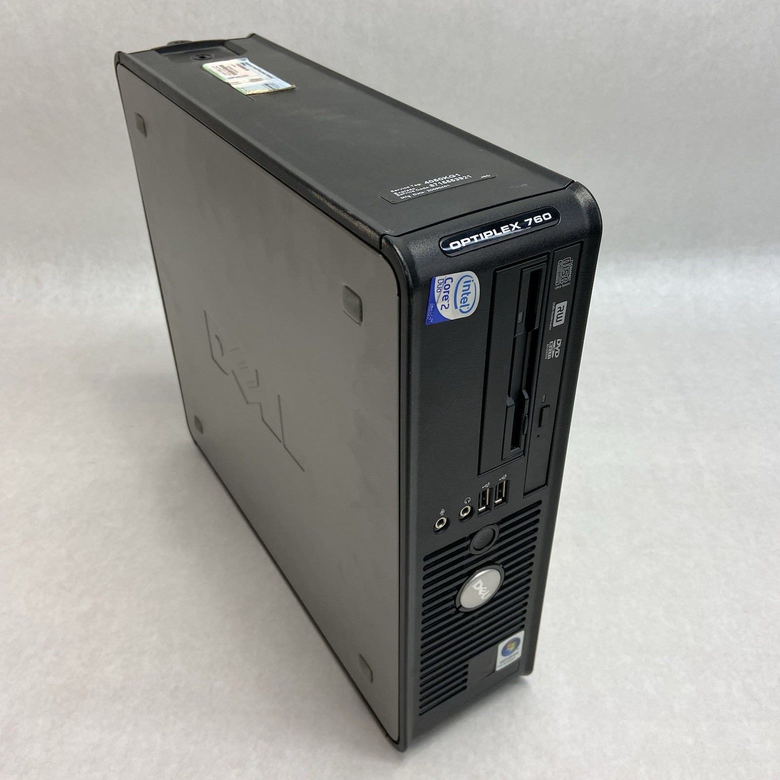 Dell Optiplex 760 SFF Intel Core 2 Duo E7300 2.66GHz 2GB RAM No HDD No OS