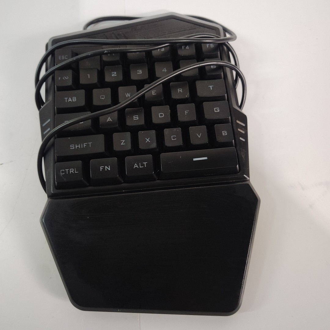 USB Bugha Exclusive RGB LED Color Changing One Handed Ergonomic Gaming Keyboard