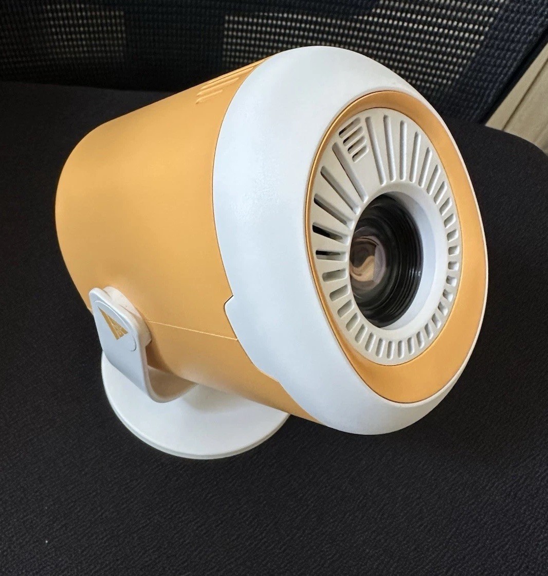 Wepvo Portable Mini Projector with WiFi and Bluetooth, Rotatable