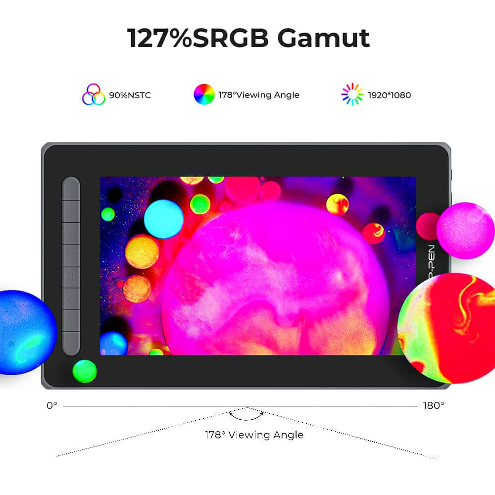 1 Set XPPen 12 inchScreen Graphics Tablets Artist 12 2nd Drawing Tablet for sale