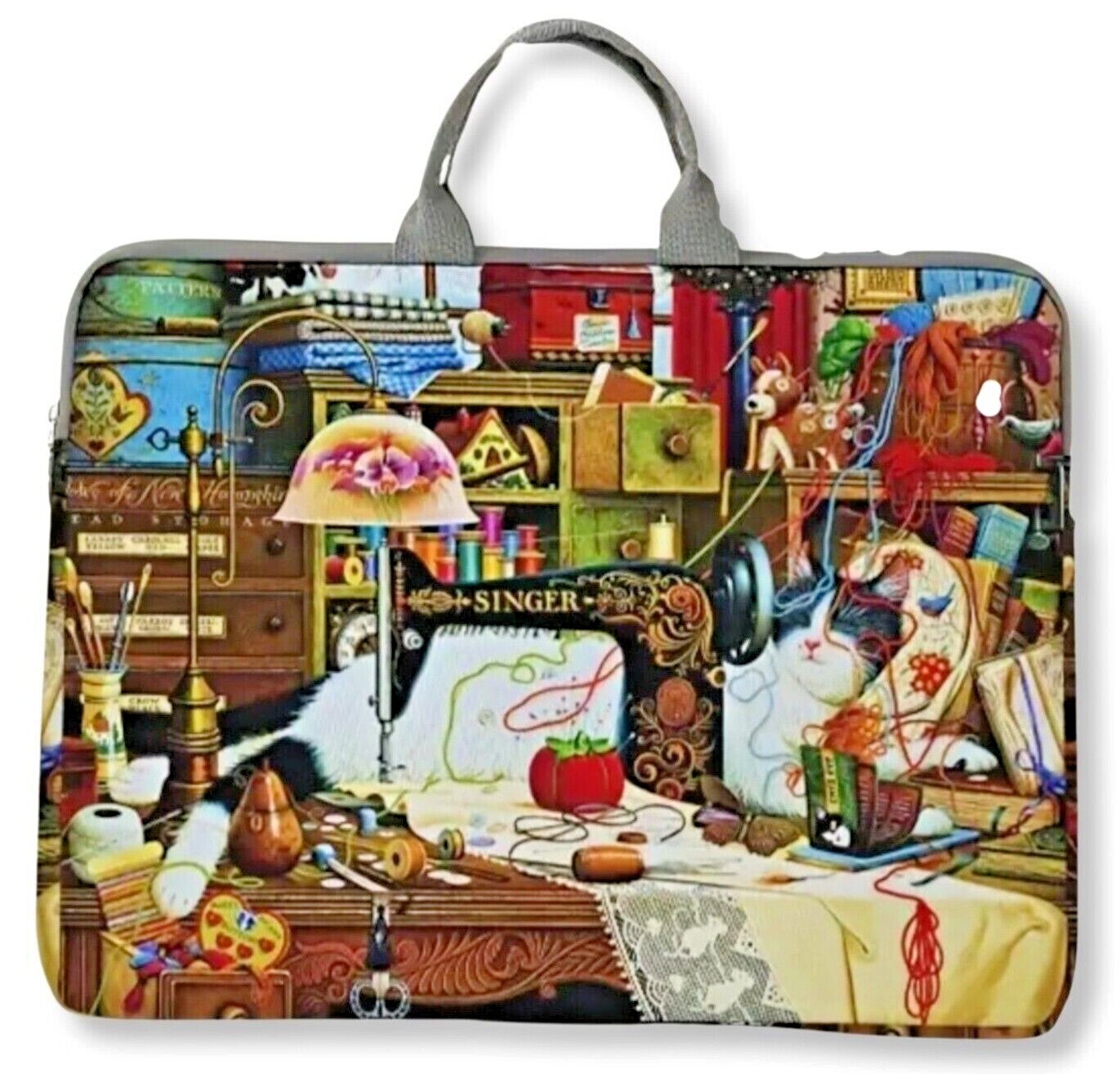 Laptop Sleeve Choice of Designs Case Handle Fit 15 in (bag 30cm x40cm) NEW