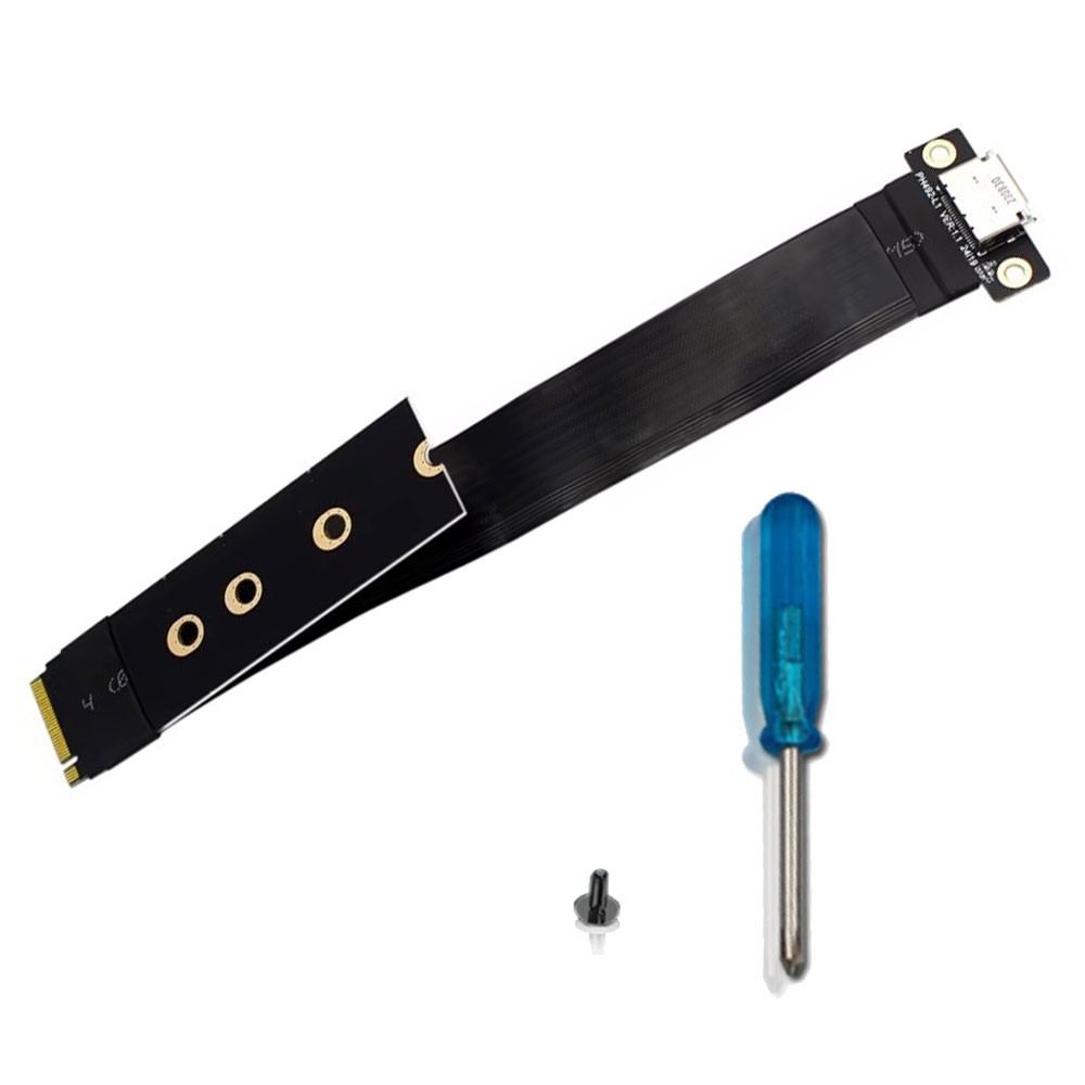 1 SET For SSD Graphics Card 15CM 20CM M.2 NVME to Oculink 4i Extension Cable#