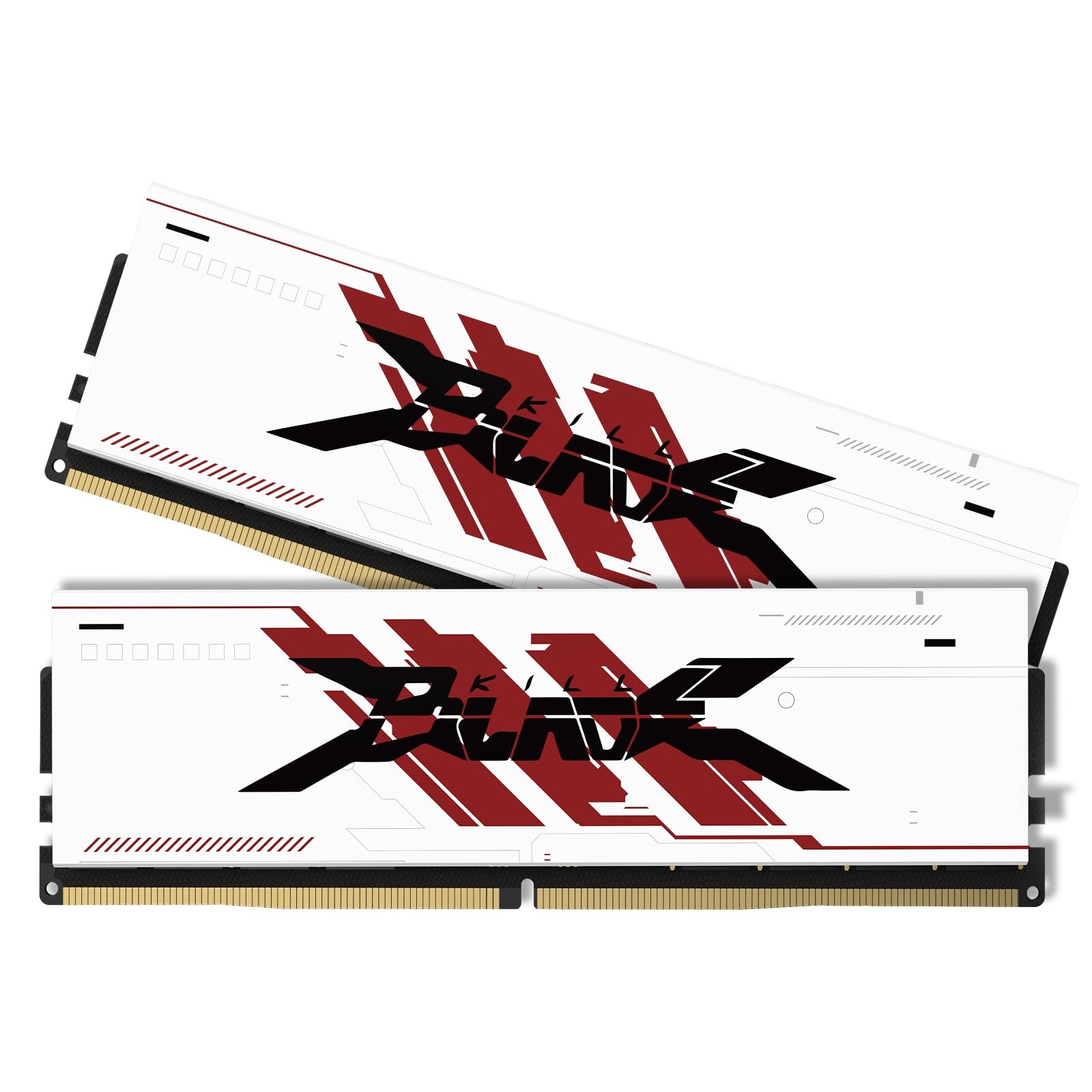 PUSKILL 32GB DDR4 3200MHz RAM (2x16GB) UDIMM CL16 White