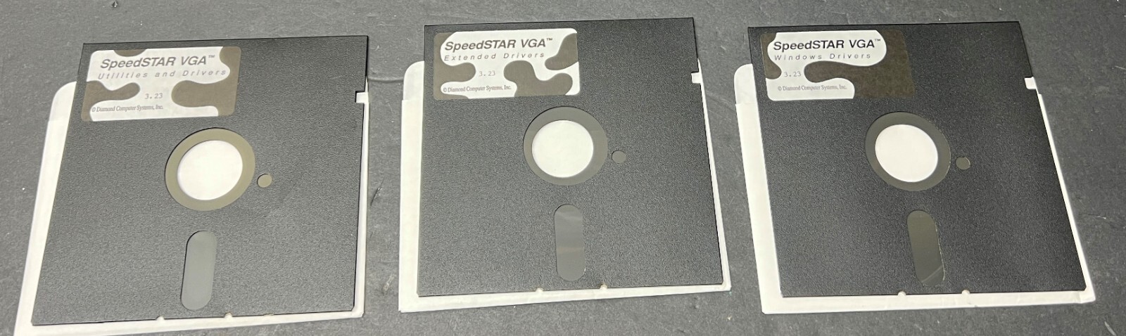 Vintage Diamond Computer Systems SpeedSTAR VGA Extended Drivers 3.23 Floppy Disk