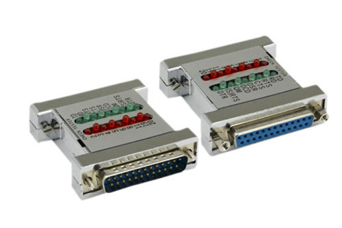 DB25 25 Pin Check Tester/ Loop Back Tester/ Mini Tester/ Jumper Box Serial RS232