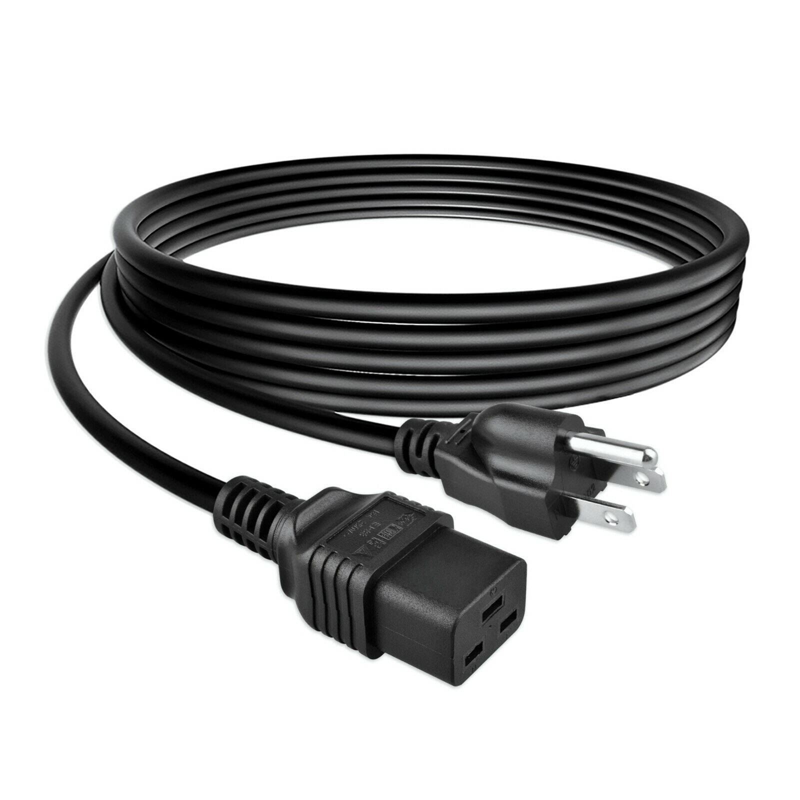 6Ft  AC Power Cord for Mac g5 NEMA 5-15 to C19 14AWG Server power cord SJT UL US