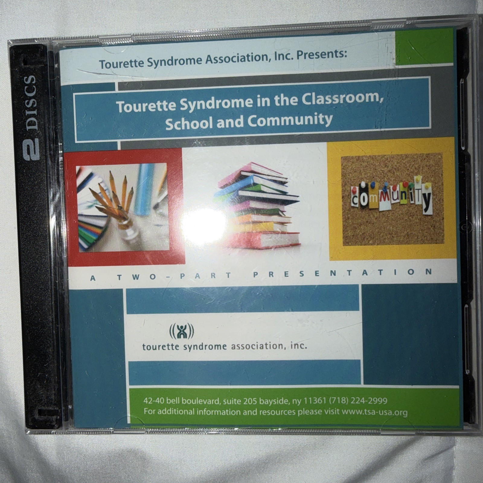 TOURETTE SYNDROME IN THE CLASSROOM,SCHOOL AND COMMUNITY DOUBLE CD NEW