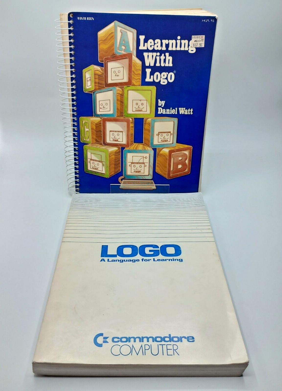 Logo: A Language for Learning & Learning with Logo - 2 VTG Commodore 64 Books