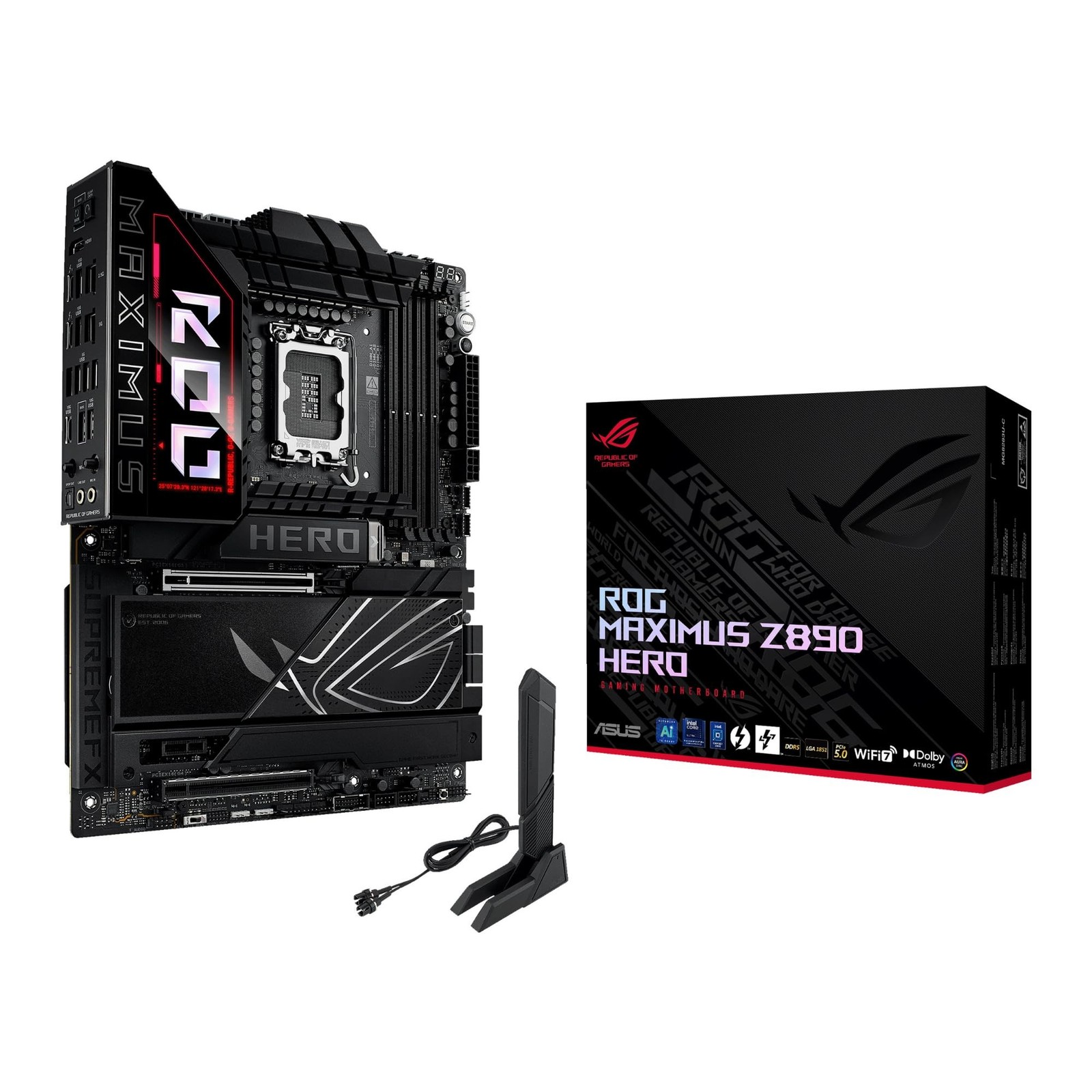 ASUS ROG Maximus Z890 Hero Intel® Z890 LGA 1851 ATX Motherboard, Advanced A