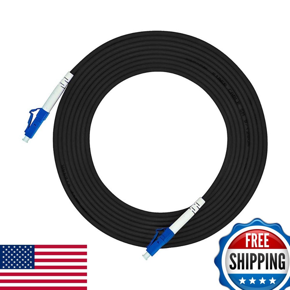 Jeirdus 100M LC LC Outdoor Armored Simplex SM Fiber Optic Cable Jumper Optical
