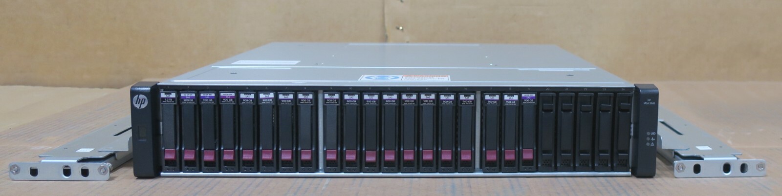 HP MSA 2040 Modular Smart Array SAN +2x Controller 10Gb iSCSI 8Gb 16.5TB Storage