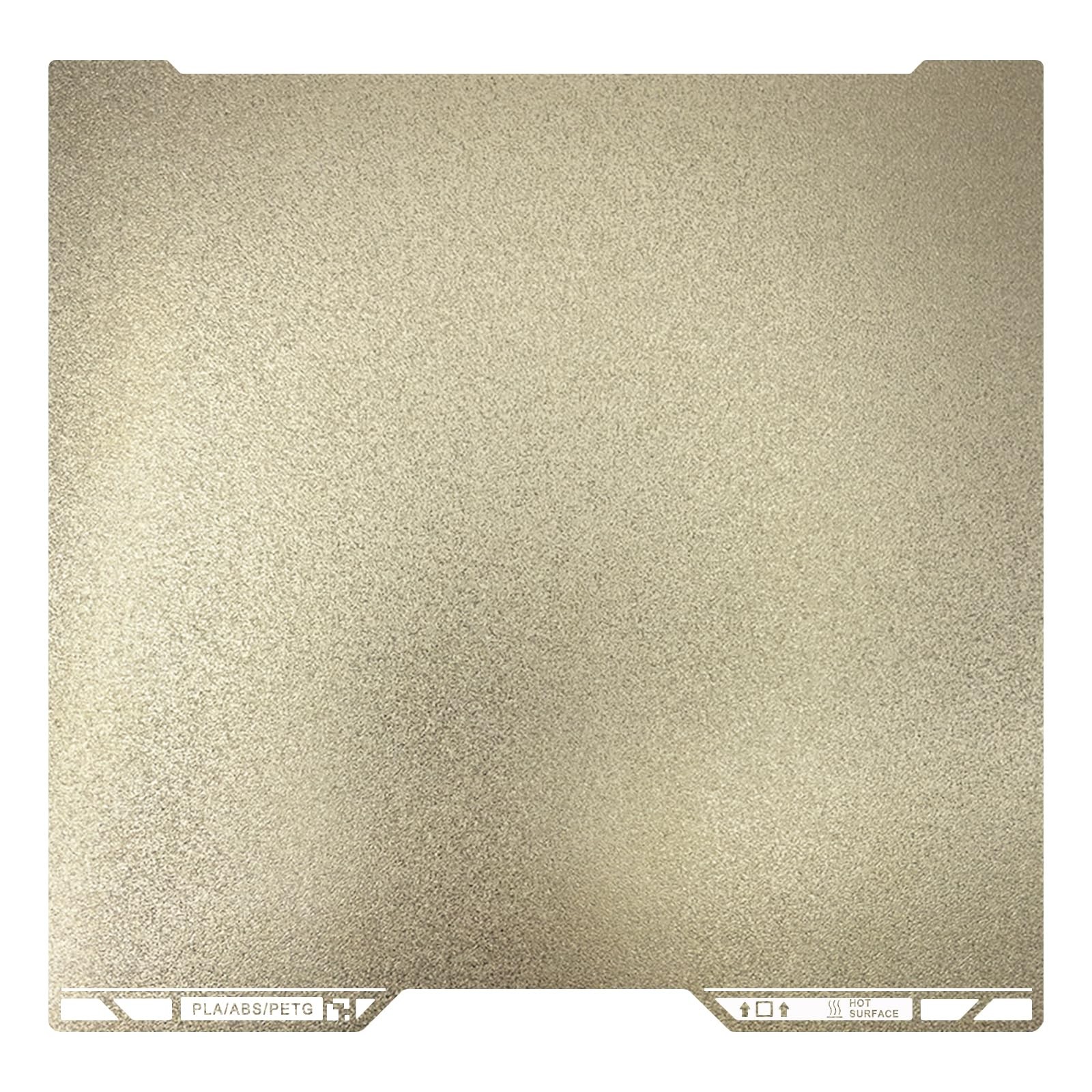 HIKUDIY 355x346mm Gold PEI Double Side Build Plate for Bambu Lab H2S/H2D, 3D ...