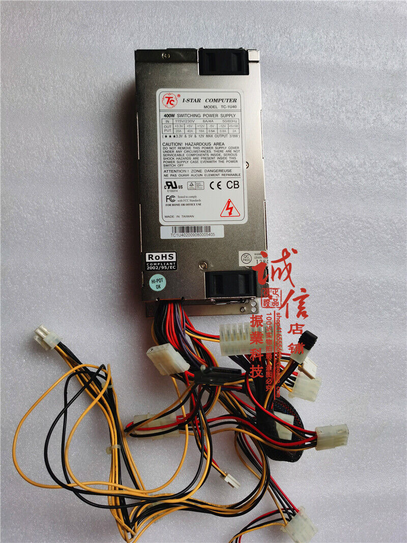 1pcs For I-STAR COMPUTER TC-1U40 400W industrial computer power supply