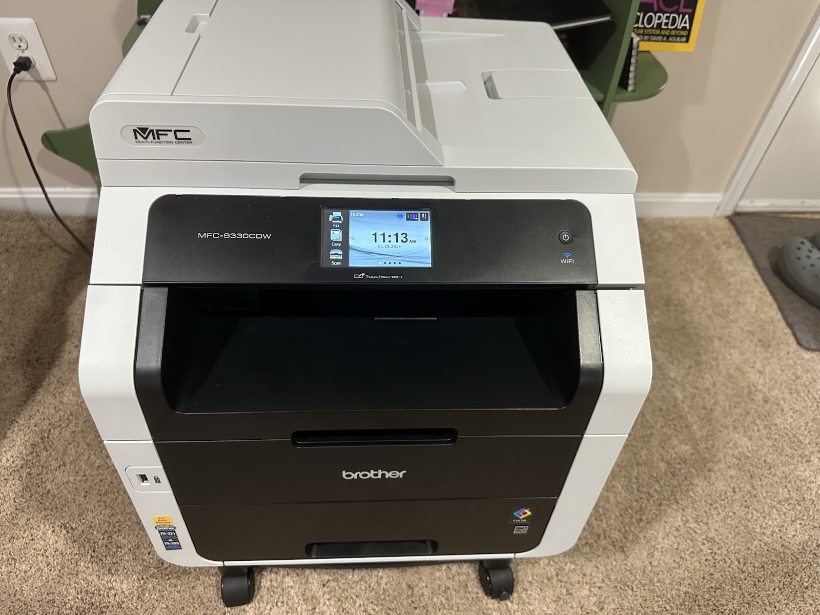 Brother MFC-9330CDW All-In-One LED Printer Lightly Used 8K prints