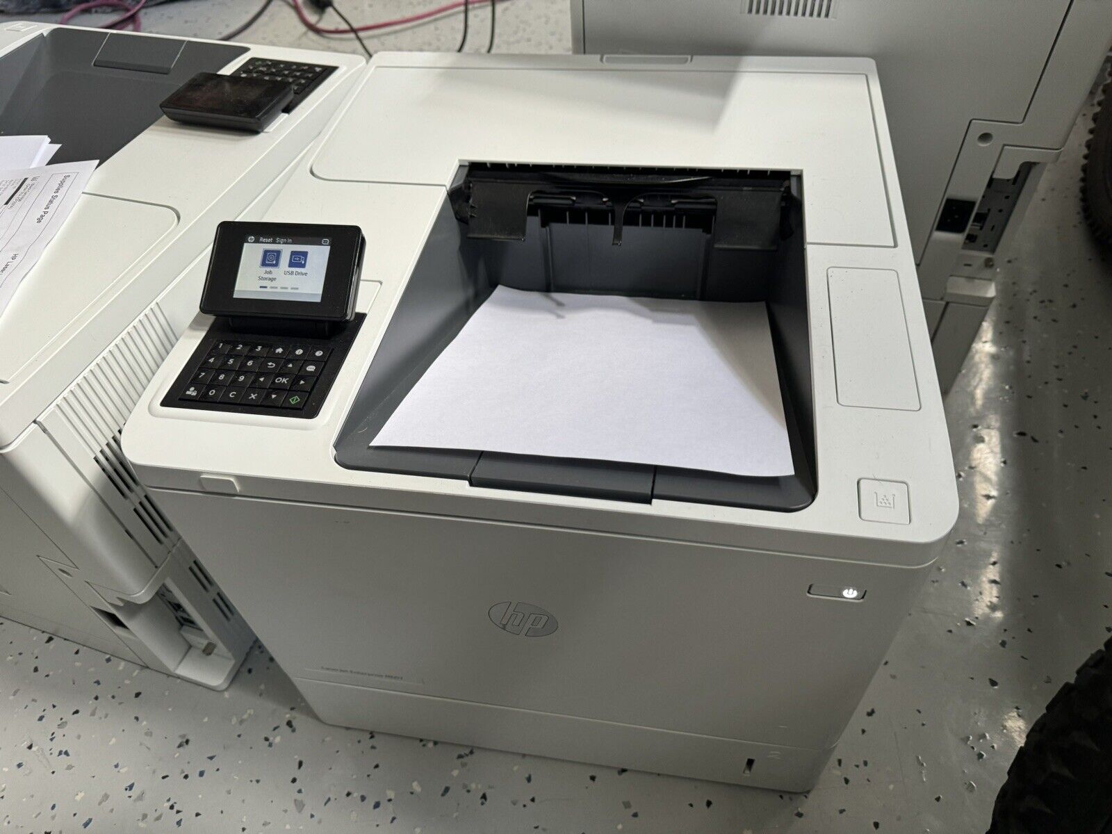 HP LaserJet Enterprise M607n K0Q14A Workgroup Printer And Toner. Clean