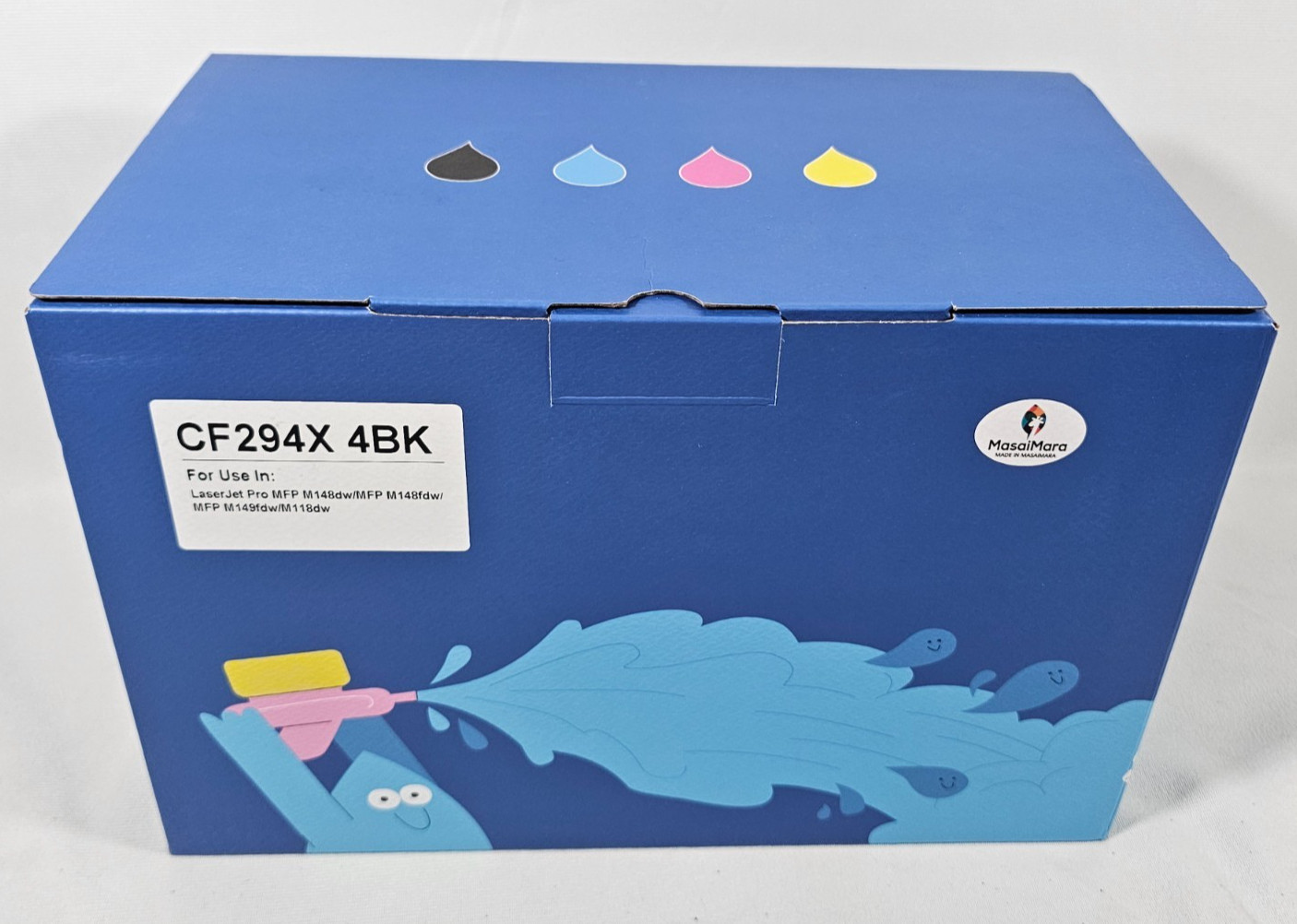 For HP 94X CF294X 94A CF294A LaserJet Pro M118dw 4x Toner Cartridges Black