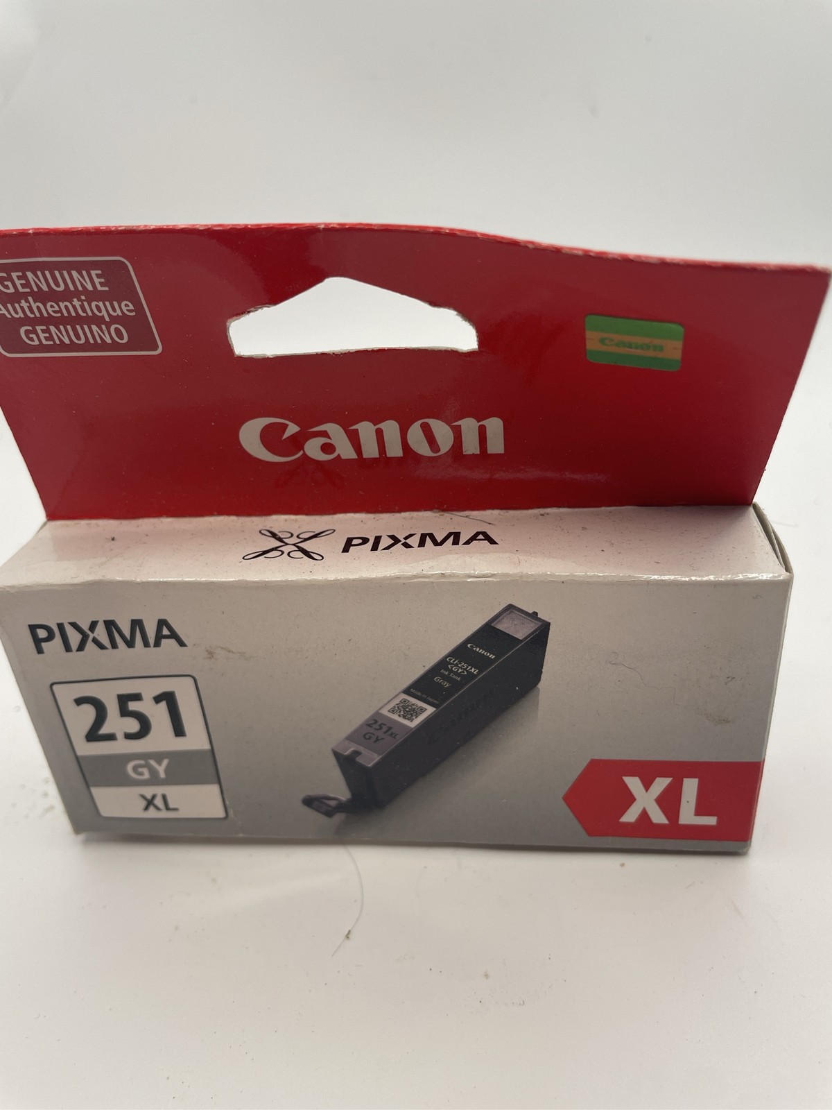 Canon CLI-251XL GY Gray Ink Cartridge PIXMA High Yield