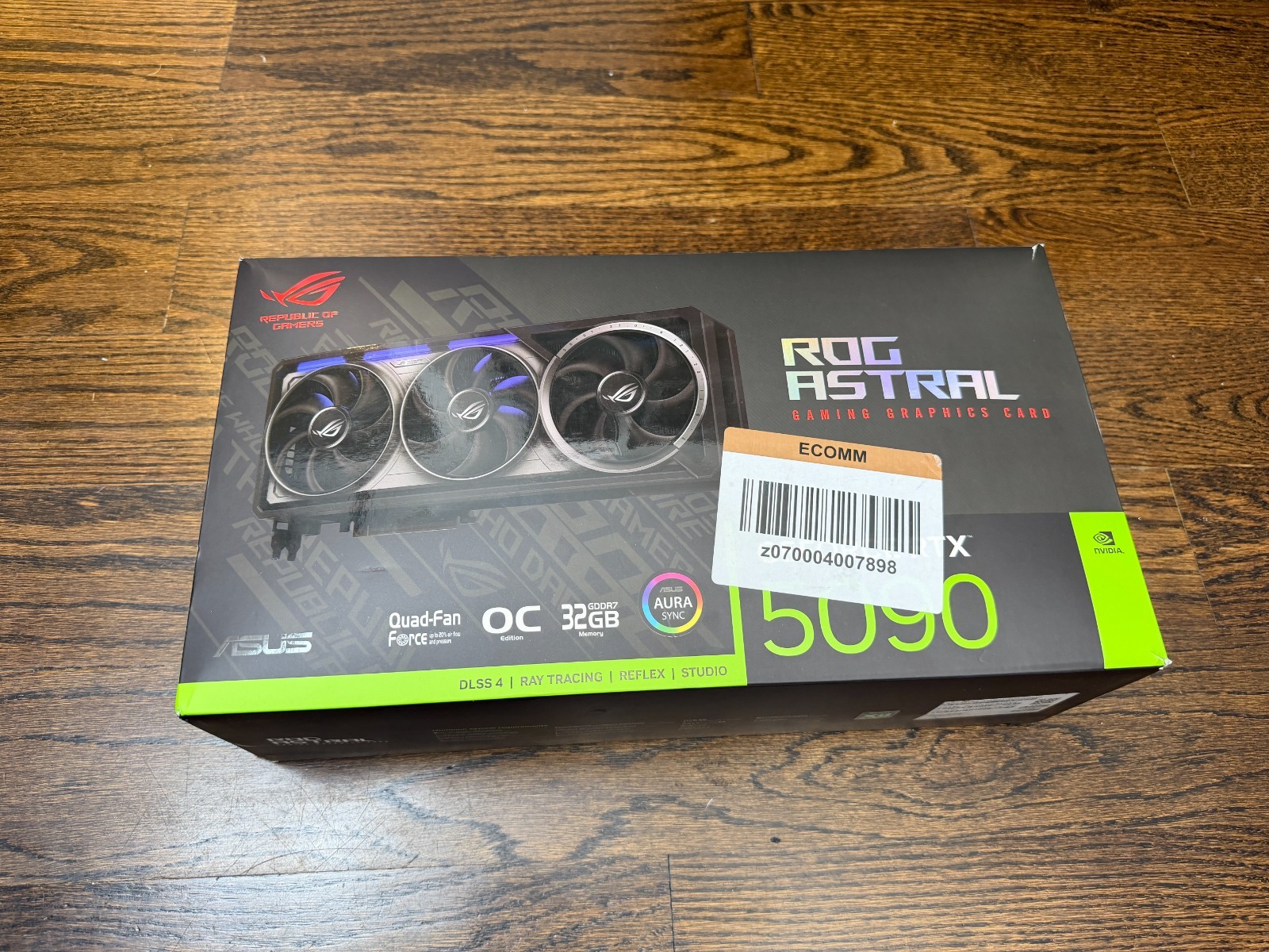 ASUS RTX 5090 ROG Astral NVIDIA GeForce OC Edition 32GB GDDR7