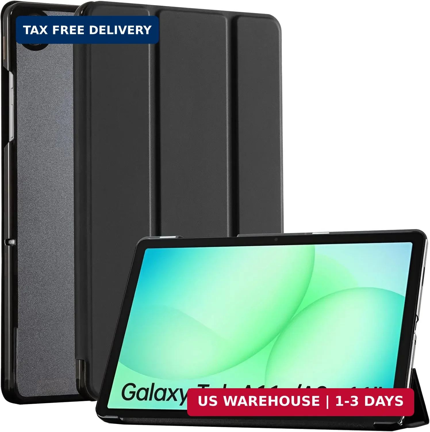 Case for Samsung Galaxy Tab A11 Plus/A9 plus 11 Inch 5G, Slim Foldable Book-Styl