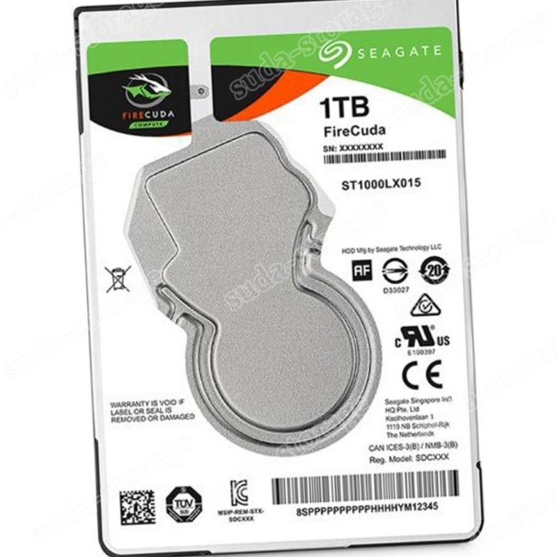 1PCS Seagate FireCude 1TB ST1000LX015 128MB SATA 2.5" SSHD Solid State Hybrid D