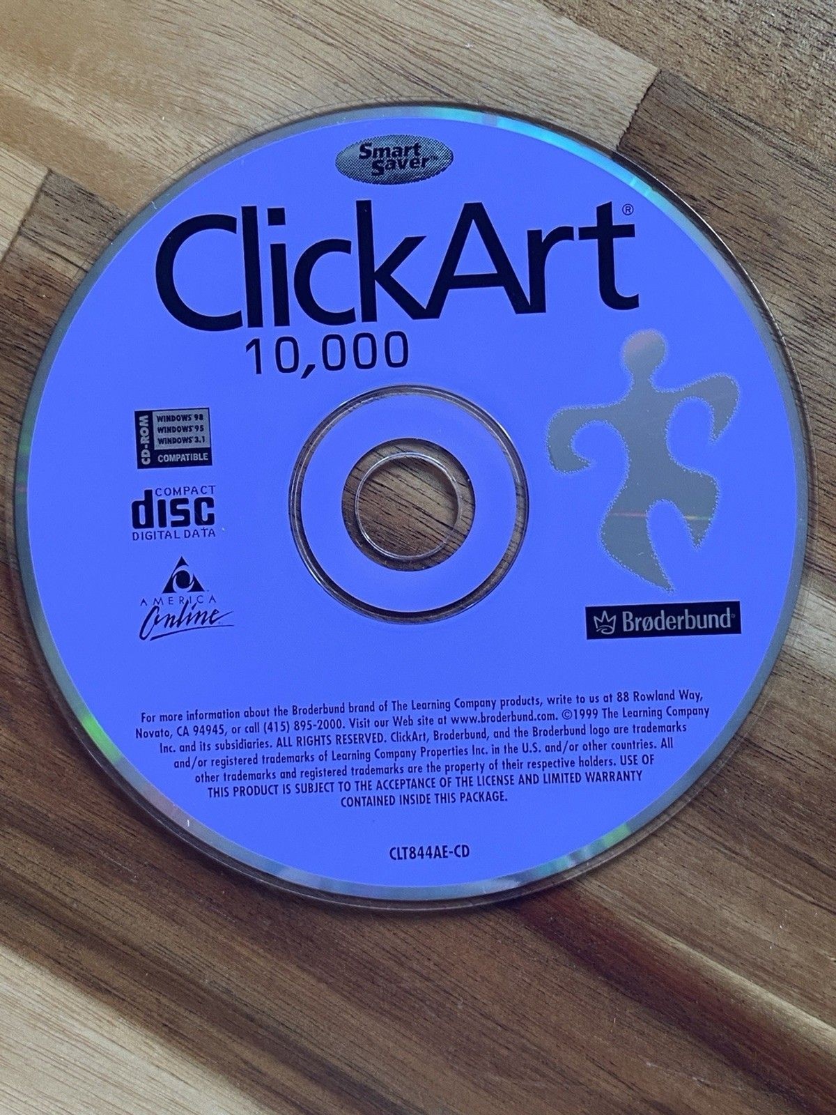 ClickArt 10,000 Broderbund 1999 CD-ROM Disc