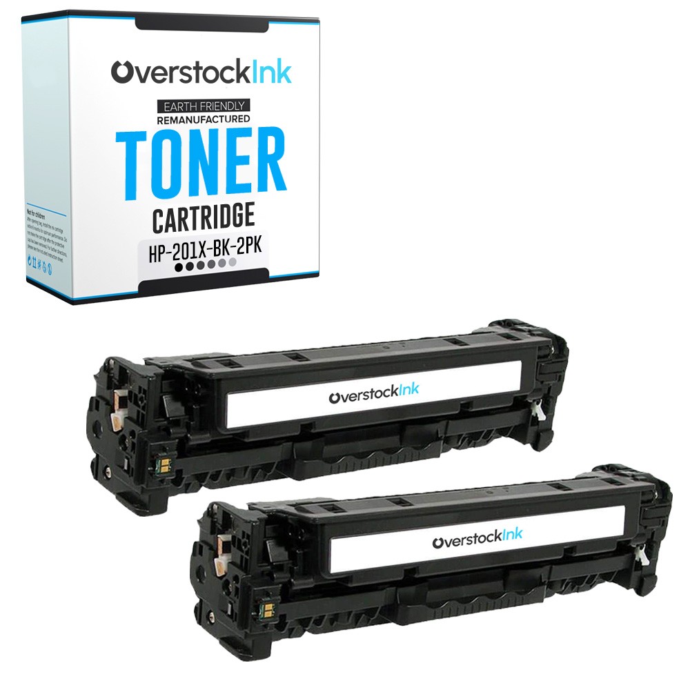 OSI 2PK Replacement 201X Toner Cartridge for HP Color LaserJet Pro MFP M277dw