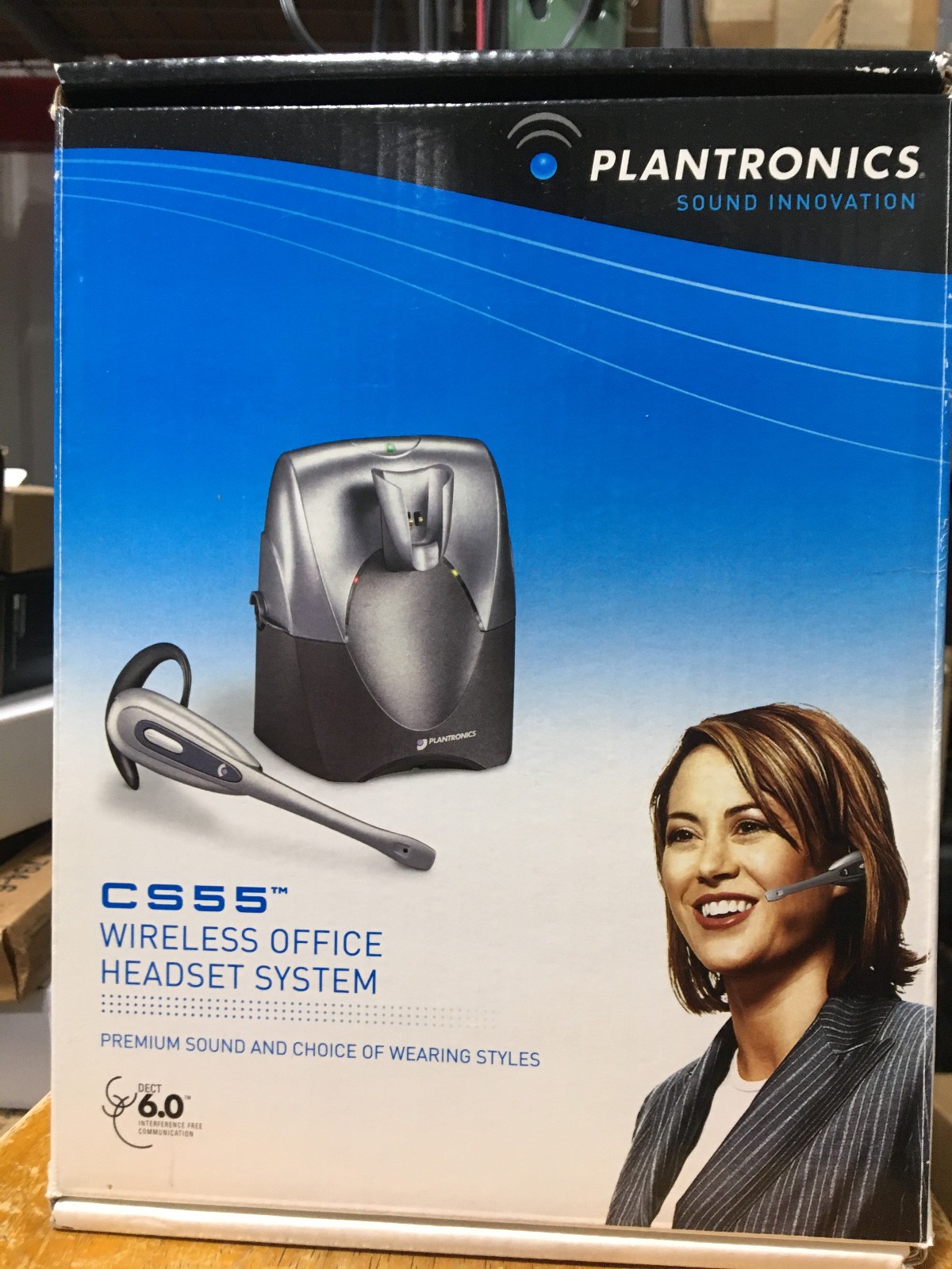 Plantronics CS55 Wireless Office Headset DECT 6.0 (NOB)