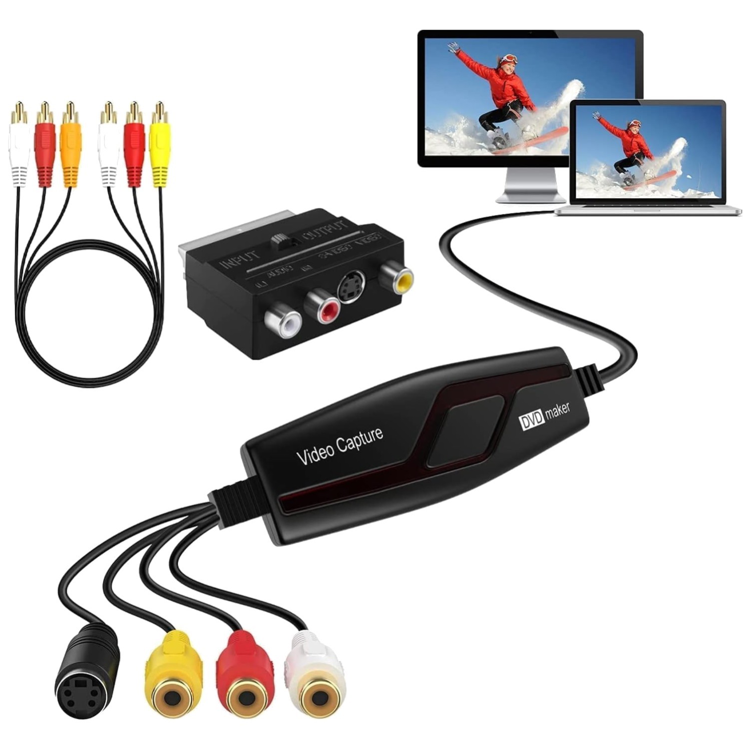 Video Capture Card for VCR Hi8 Mini DV