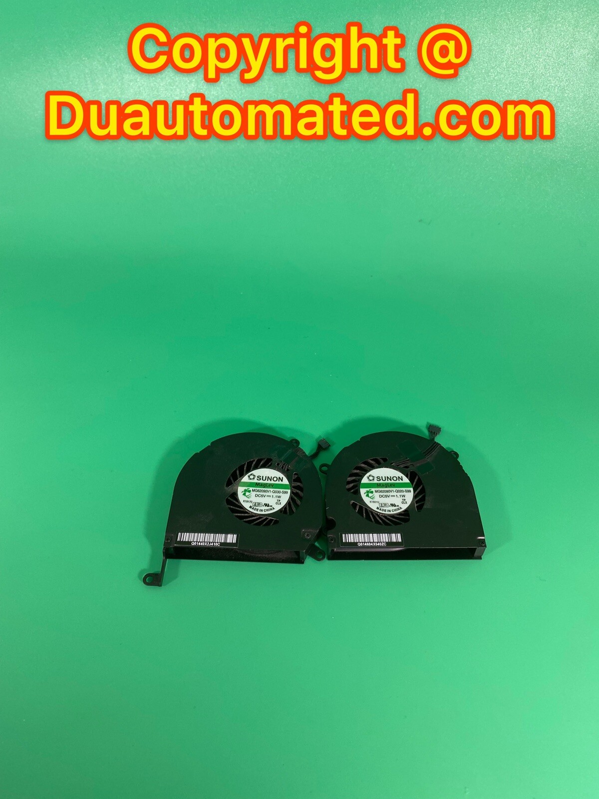 Apple MacBook Pro Unibody 13" A1278 2009 2010 2011 2012 Cpu Cooling Fan Set