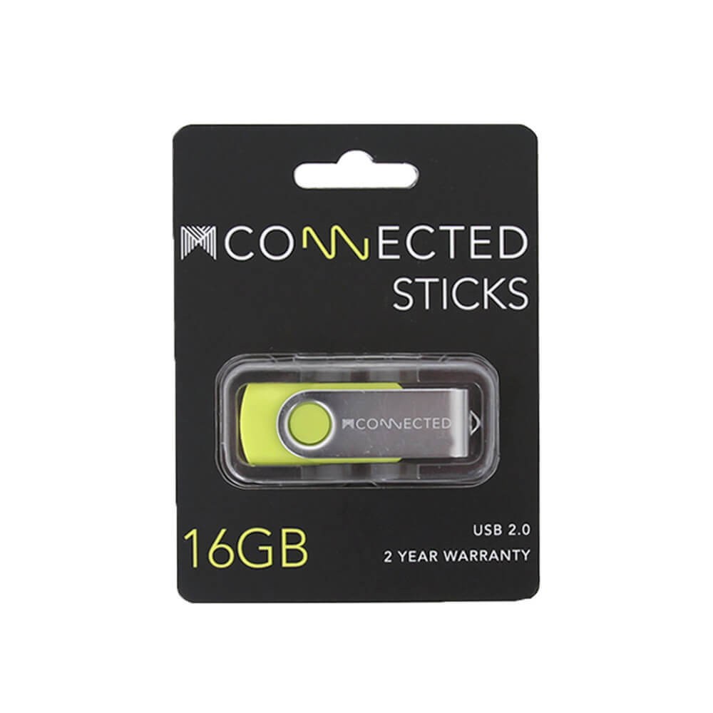 Mconnected USB Flash Drive Compact Simple Solution Storing Docu Swivel Design
