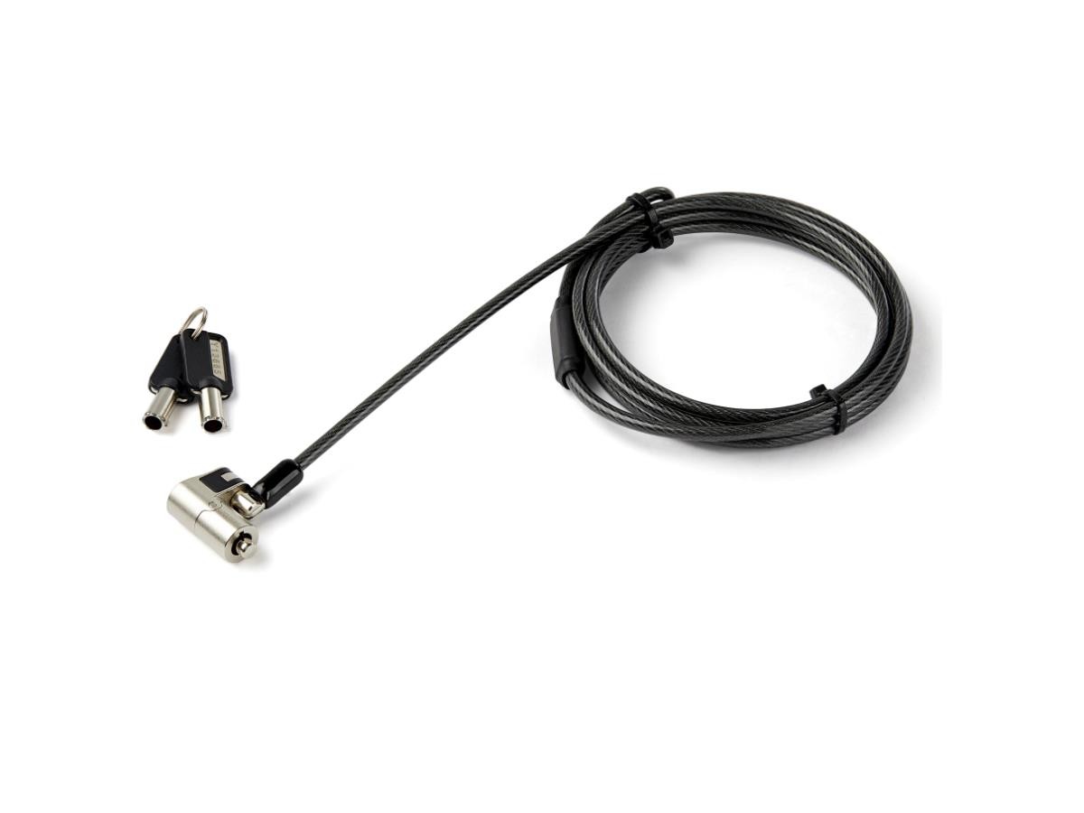 StarTech-New-LTULOCKKEY _ STARTECH 6.6FT UNIVERSAL 3-IN-1 KEYED LAPTOP