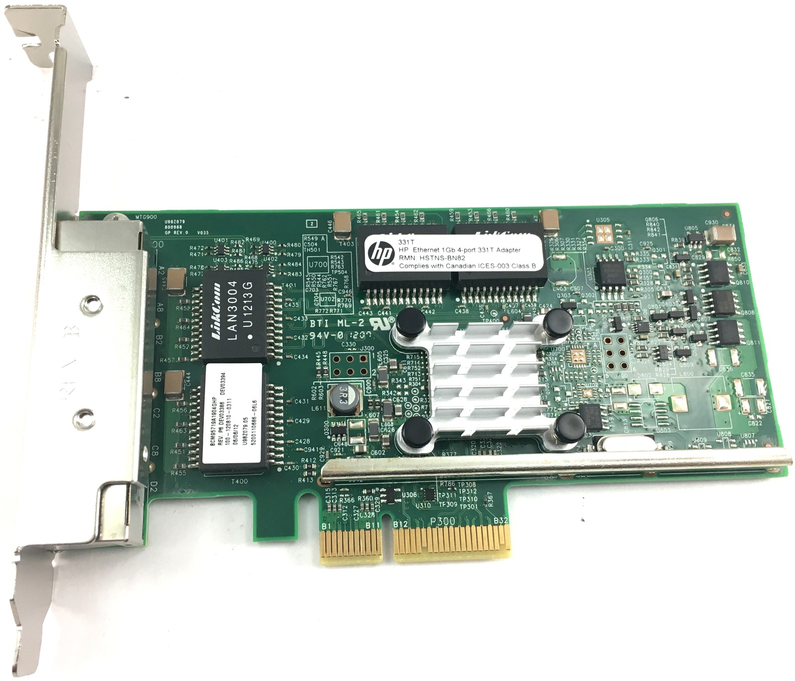 HPE 331T 1GB 4 Port Ethernet Adapter 647594-B21 647593-B21 647592-001 649871-001