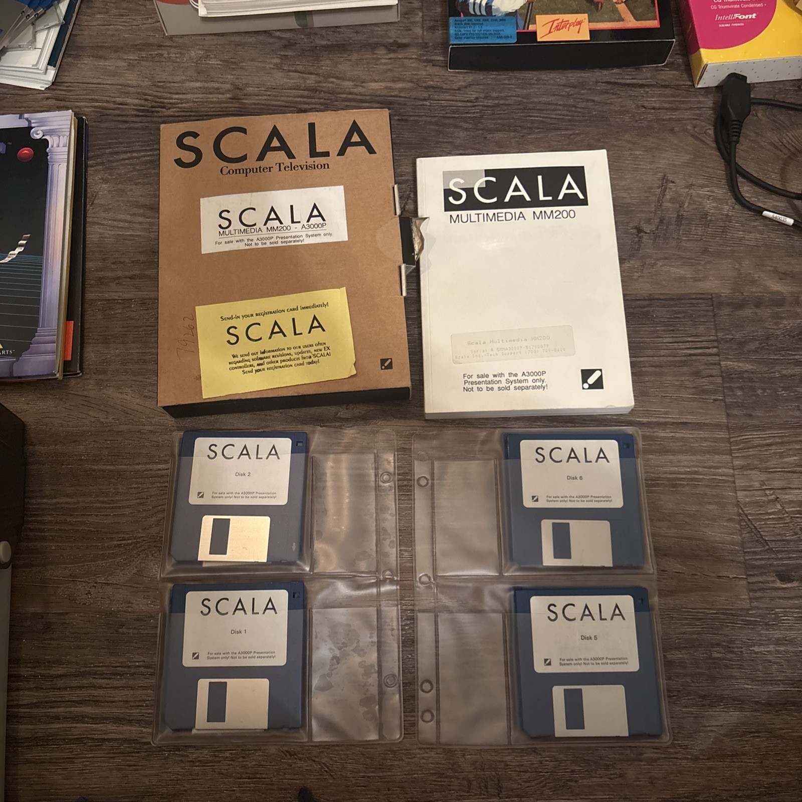 SCALA Multimedia MM200 A3000P ©1992 Scala AS for Commodore Amiga BOXED