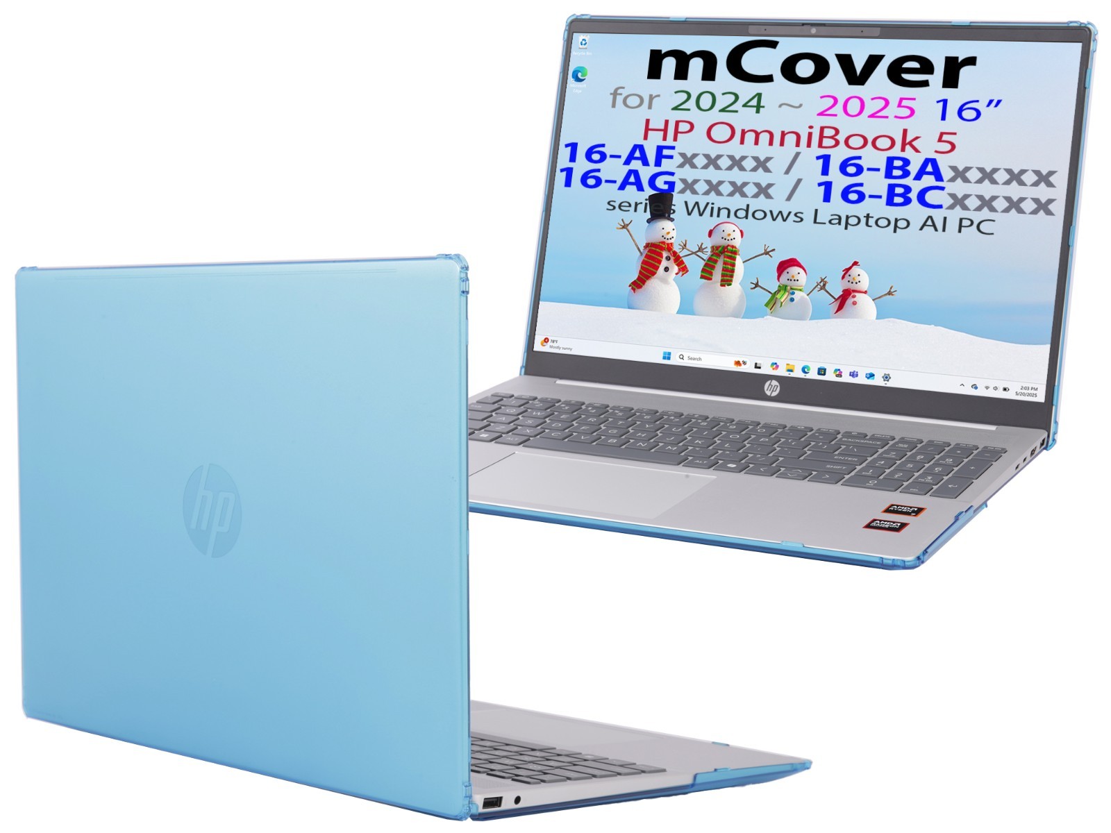 NEW mCover Case for 2024+ 16" HP OmniBook 5 16-AF 16-AG 16-BA 16-BC Windows PC