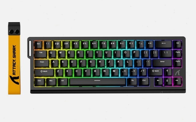 ATTACK SHARK X68 HE Rapid Trigger Magnetic Mechanical Gaming Keyboard 60% Wired