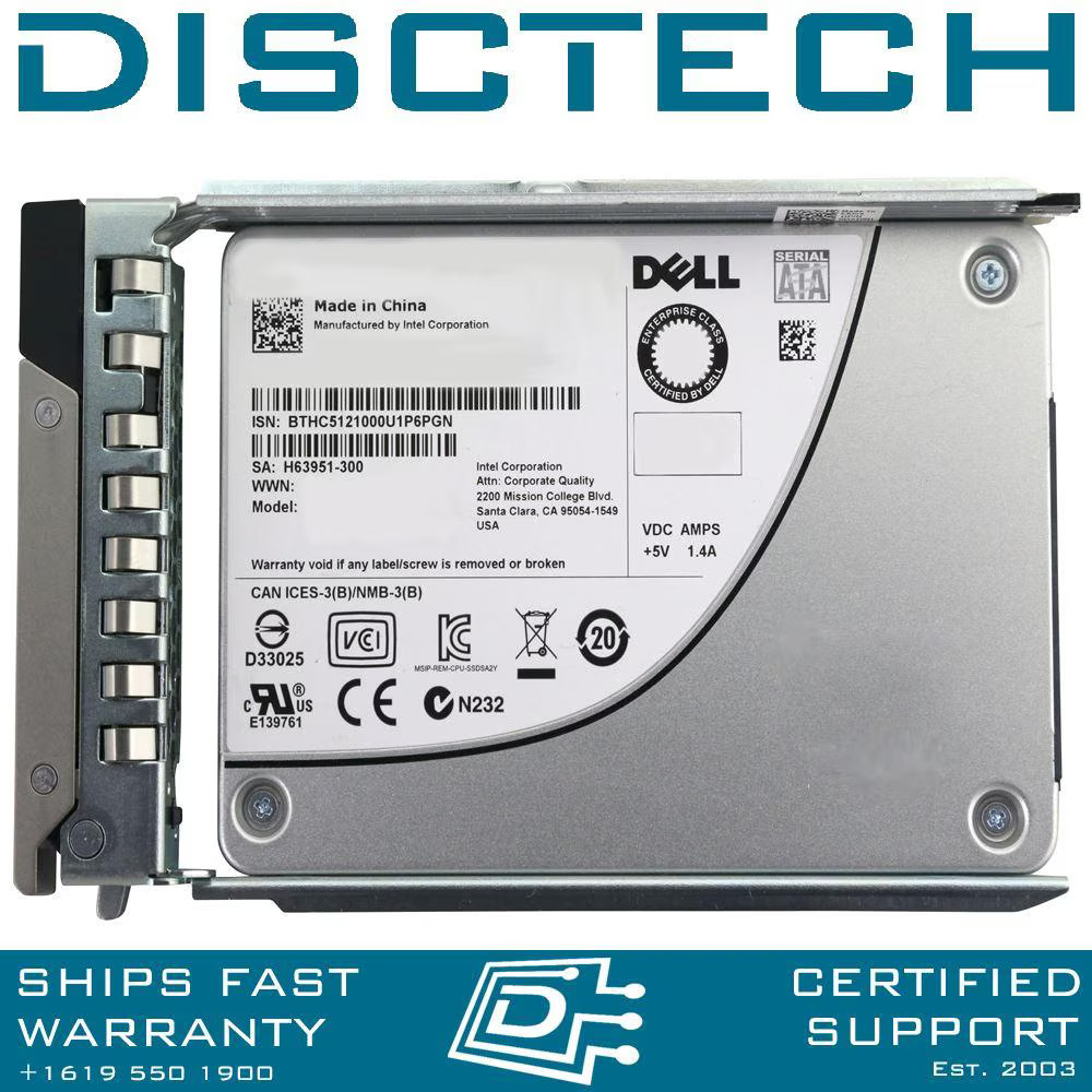 Dell 345-BGQZ 3.2TB SAS 12Gbps 2.5 Inch Mixed Use SSD For PowerEdge R740