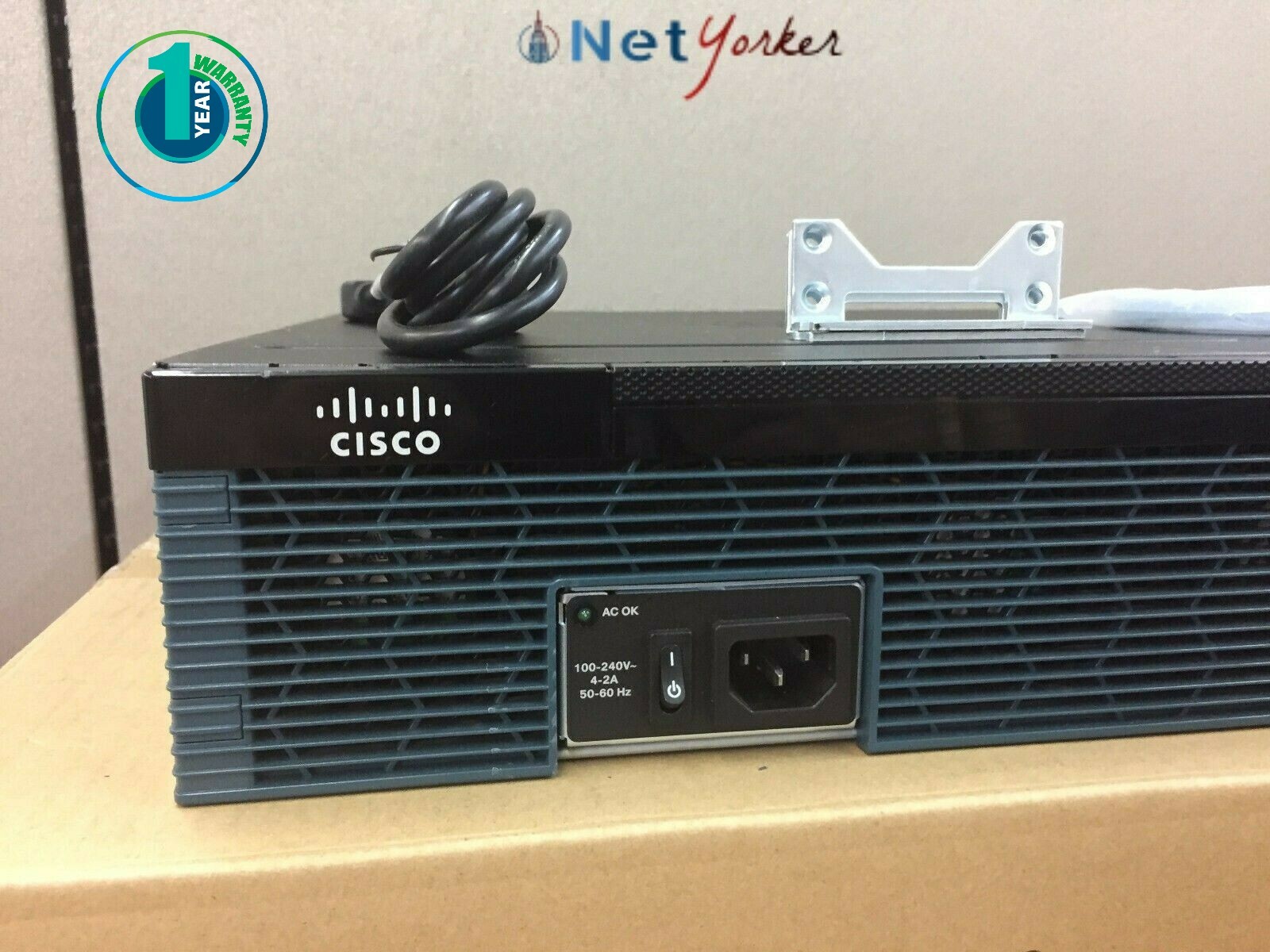 Cisco CISCO2921-SEC/K9 - Gigabit Security Bundle Router - 1 YEAR WARRANTY 