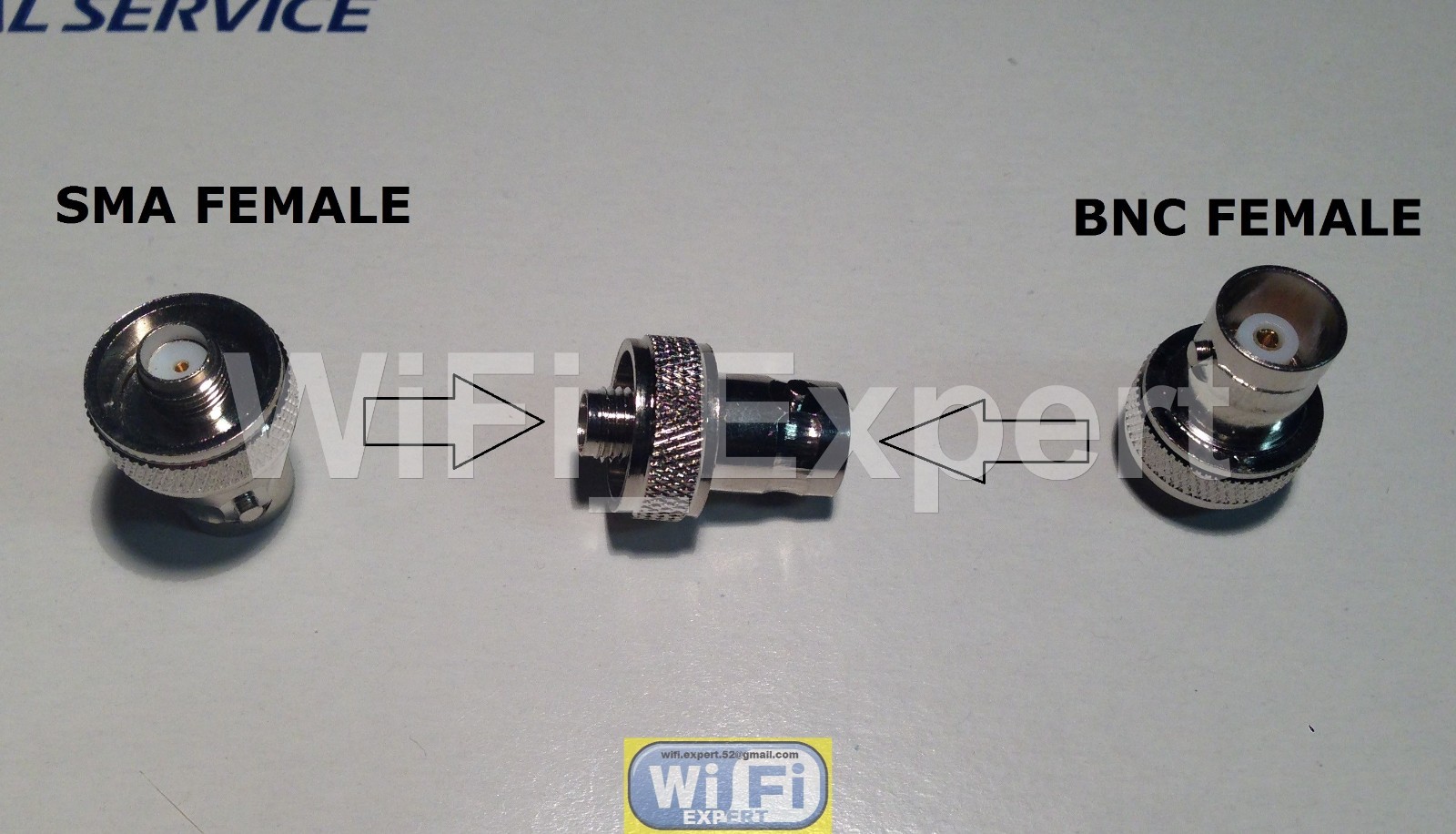 SMA Female To BNC Female Convert Adaptor For Two Way Radio BaoFeng UV-5R FD-880