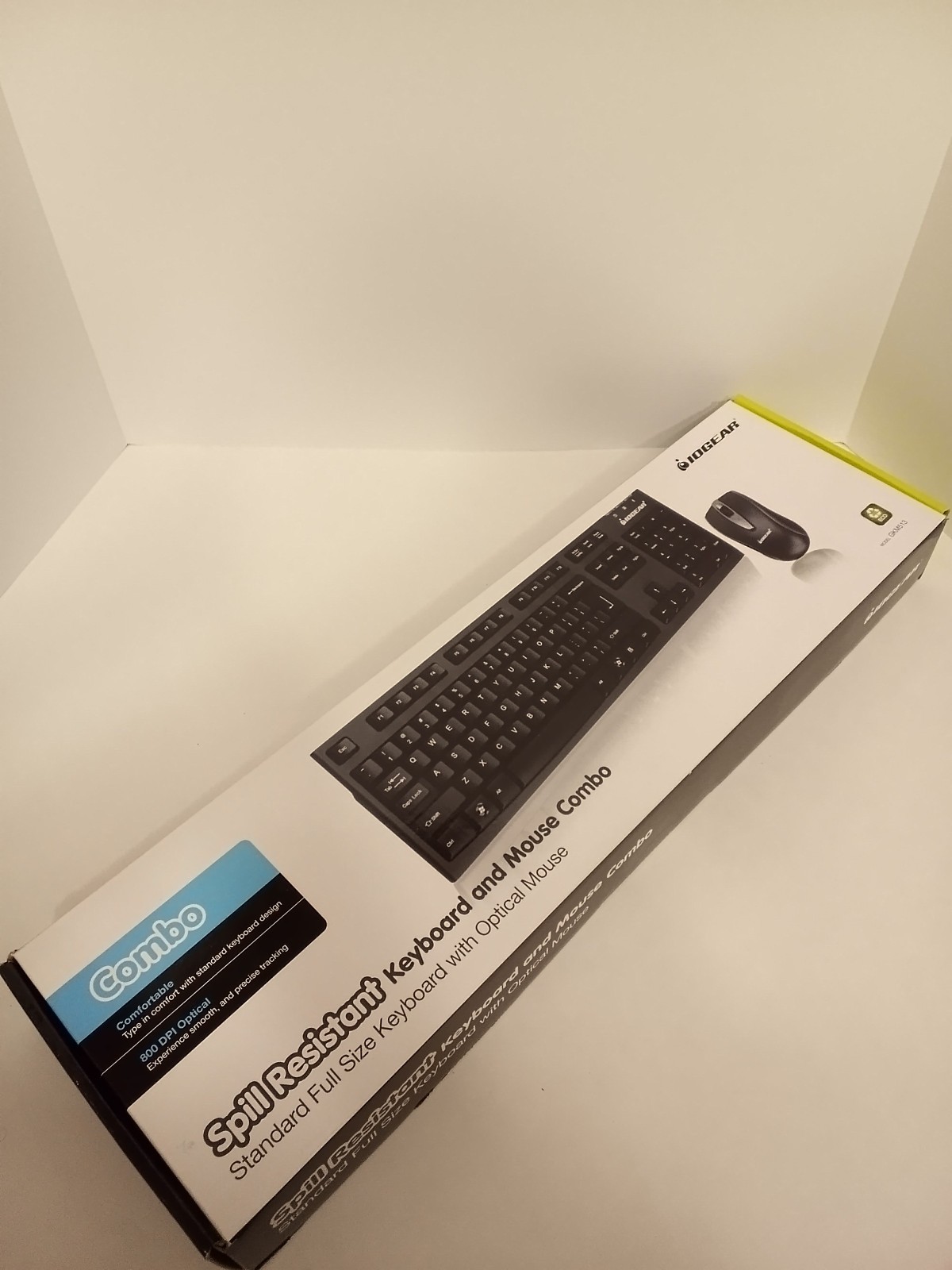 IOGEAR GKM513 Wired Keyboard And Mouse Combo, Spill Resistant